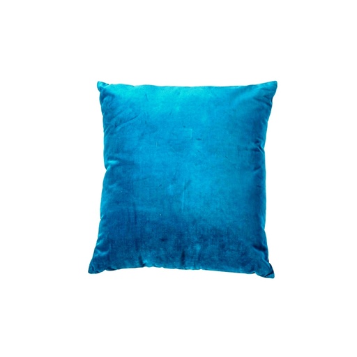 [28316] COUSSIN 45X45 VELOURS BLEU