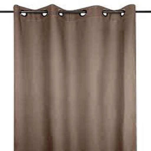 NELSON RIDEAU OEIL TAUPE 135X180 CM