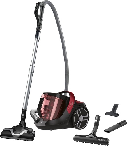 [28038] Rowenta Aspirateur sans sac, Capacité 2,5 L, Haute filtration, Silencieux, Accessoires pour la maison