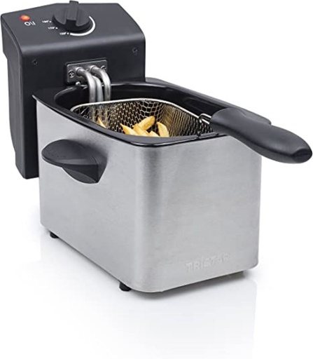 [30069] TRISTAR FRITEUSE ELECTRIQUE ACIER INOXIDABLE 2L