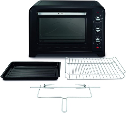 [9589] MOULINEX FOUR INOX à convection électrique, 60 Litres, 7 Programmes.
