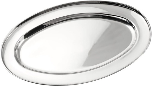 [8943] PLAT INOX OVAL 30X21