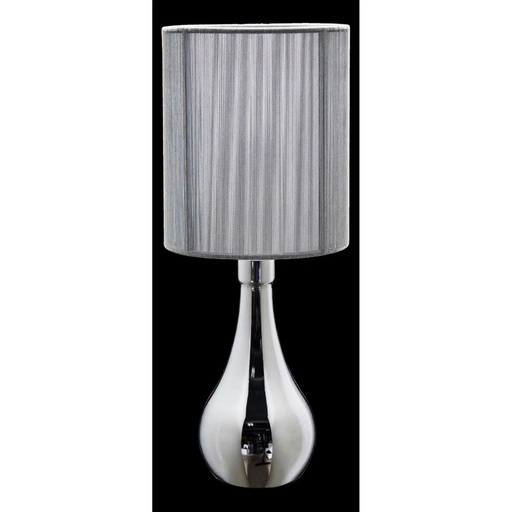 [25062] CARLITA LAMPE ARGENT H39 CM (copie)
