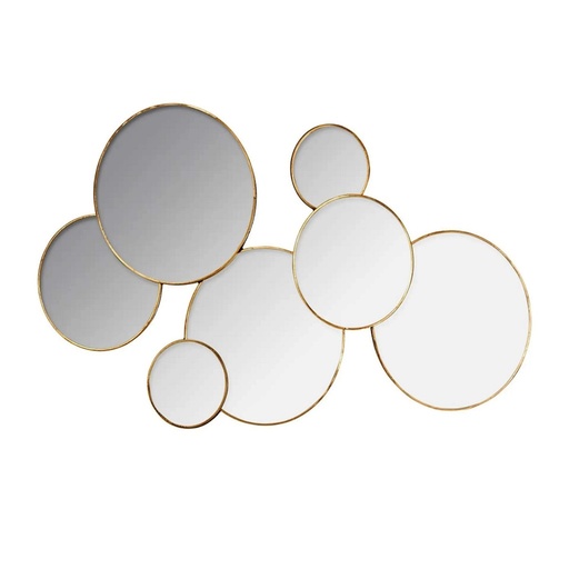 MIROIR MULTI ROND LILA 61X37