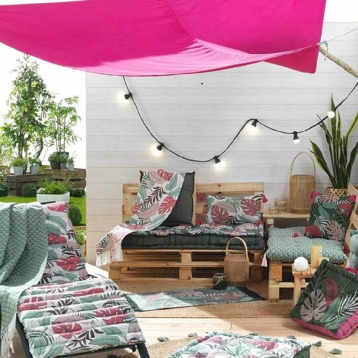 [21794] Tapis Rectangle À Franges 50x80 Cm Beauty Jungle